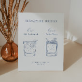 CAPE COD Coastal Blueのシグニ結婚ングドリンク 台座サイン