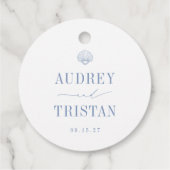 CAPE COD Coastal Minimalist結婚's Thank You フェイバータグ (裏面)