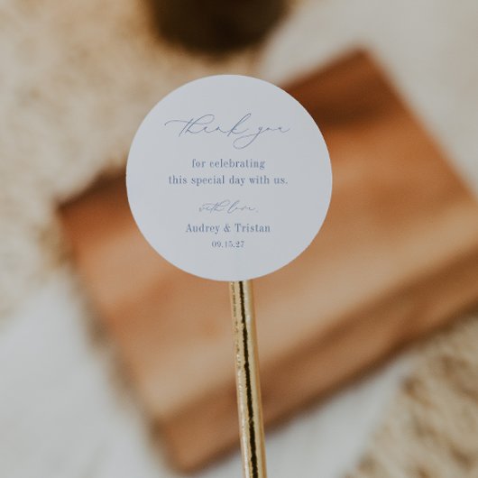 CAPE COD Coastal Minimalist結婚's Thank You ラウンドシール