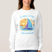 Cape Cod Cute Beach Coastal Sweatshirt スウェットシャツ (正面)