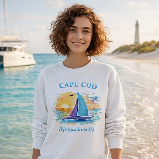 Cape Cod Cute Beach Coastal Sweatshirt スウェットシャツ