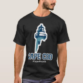 Cape Cod Lighthouse Massachusetts College Varsity Tシャツ (正面)