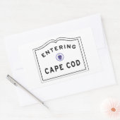 Cape Cod Massachusettsへの入会を歓迎 長方形シール (封筒)