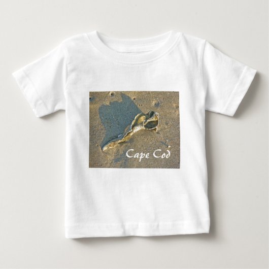 Cape Cod Massachusetts – シェル&サーフ ベビーTシャツ (正面)