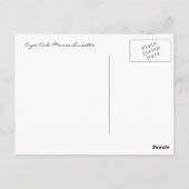 Cape Cod Massachusetts at Duskポストカード ポストカード (裏面)