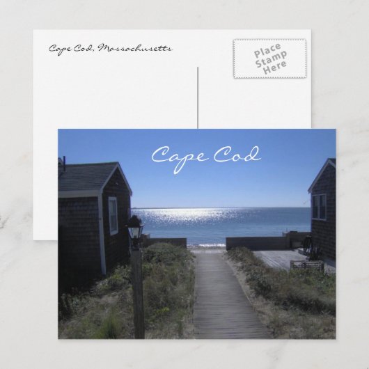 Cape Cod Massachusetts at Duskポストカード ポストカード (正面/裏面)