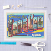 Cape Cod Massachusetts MA Large Letter Postcard 薄葉紙 (クラフト)