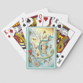 Cape Cod Massachusetts Map Playing Cards トランプ (裏面)