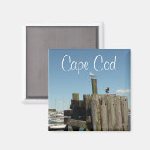 Cape Cod, Massachusetts Sunset Souvenir Magnet マグネット (正面/裏面)