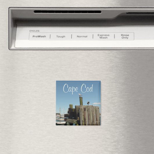 Cape Cod, Massachusetts Sunset Souvenir Magnet マグネット (インサイチュ (食洗機))