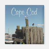 Cape Cod, Massachusetts Sunset Souvenir Magnet マグネット (正面)