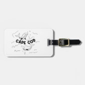 Cape Cod Massachusetts Whales ラゲッジタグ (正面横)