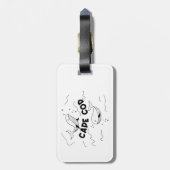 Cape Cod Massachusetts Whales ラゲッジタグ (裏面縦)