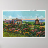 Cape Cod, MassachusettsView of Homes by the ポスター (正面)