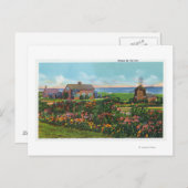 Cape Cod, MassachusettsView of Homes by the ポストカード (正面/裏面)