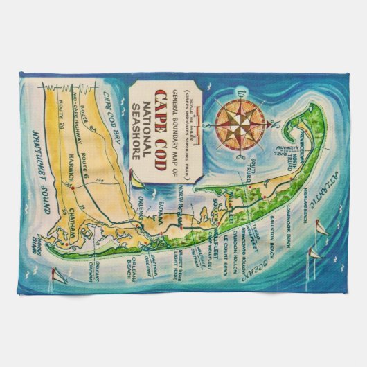 Cape Cod National Seashore  キッチンタオル (横)