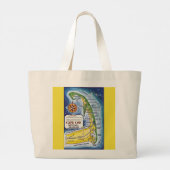 Cape Cod National Seashore Map Tote ラージトートバッグ (裏面)