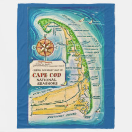 Cape Cod National Seashore Throw Blanket フリースブランケット