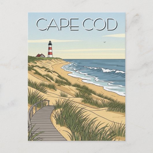 Cape Cod National Seashore Travel ポストカード (正面)