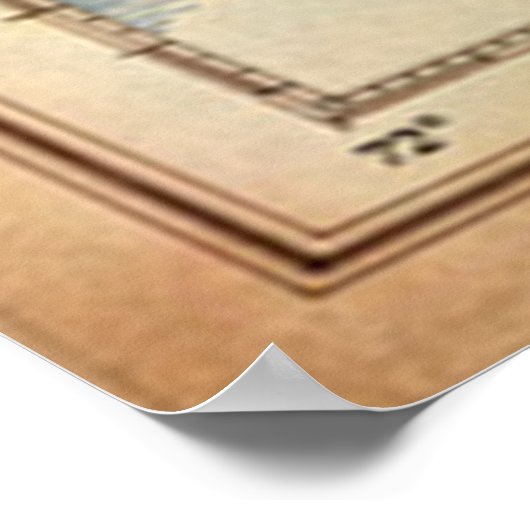 Cape Cod Nautical Map ポスター (角)