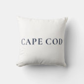 Cape Cod Preppy Coastal Home Decor クッション (正面)