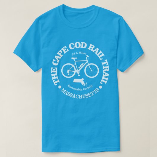 Cape Cod Rail Trail (cycling) Tシャツ (デザイン正面)