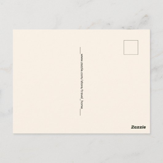 Cape Cod Retro Greeting Postcard ポストカード (裏面)