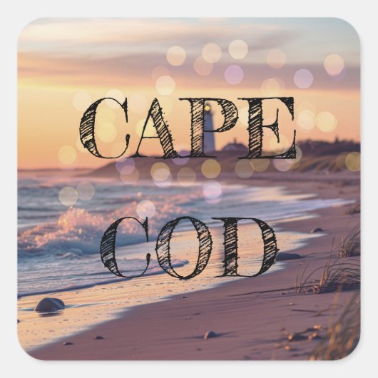 Cape Cod Travel スクエアシール (正面)