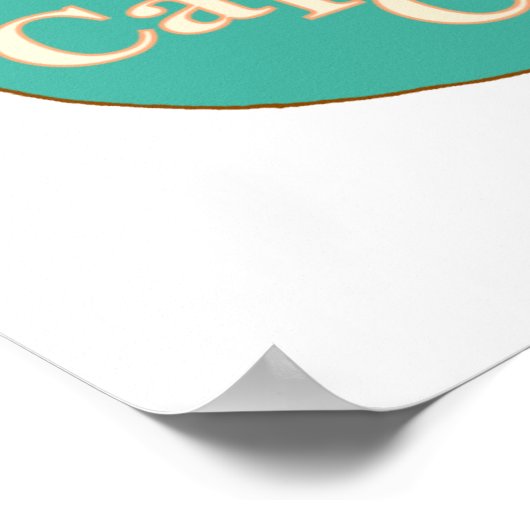 Cape Coral, FL Mermaid ポスター (角)