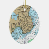 Cape Elizabeth MEチャート セラミックオーナメント (右)