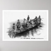 Cape Eskimos Arriving Nome AK 1910 ポスター (正面)