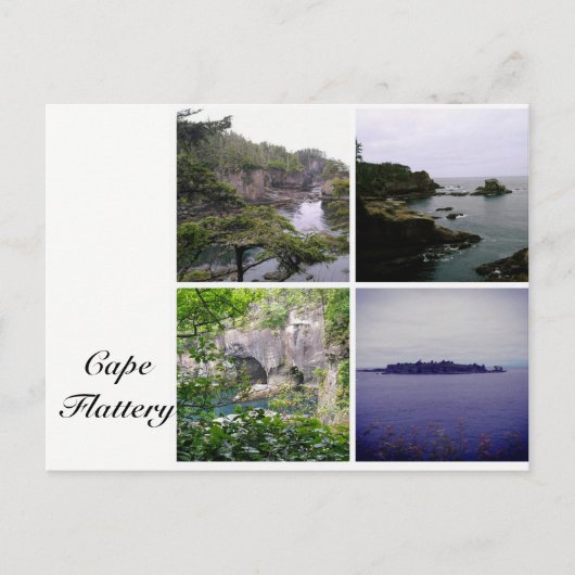 Cape Flateryコラージュ葉書 ポストカード (正面)