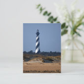 Cape Hatteras Light house – 大西洋の守護者 ポストカード (スタンド正面)