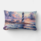 Cape Hatteras Light house at Sunset Coastline ランバークッション (正面)