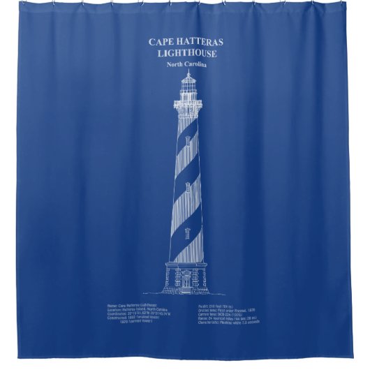 Cape Hatteras Light house - North Carolina - AD シャワーカーテン (正面)