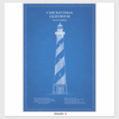 Cape Hatteras Light house - North Carolina - AD シール (シート)