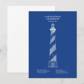 Cape Hatteras Light house - North Carolina - AD ノートカード (正面/裏面)