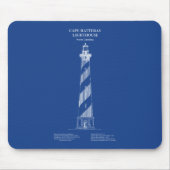 Cape Hatteras Light house - North Carolina - AD マウスパッド (正面)