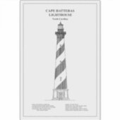 Cape Hatteras Light house - North Carolina - BD シール (正面)