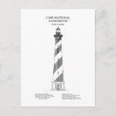 Cape Hatteras Light house - North Carolina - BD ポストカード (正面)