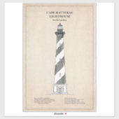 Cape Hatteras Light house - North Carolina - SBD シール (シート)