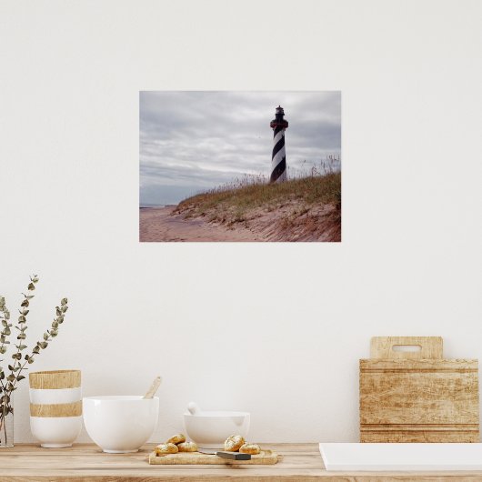 Cape Hatteras Lighthouse ポスター (キッチン)