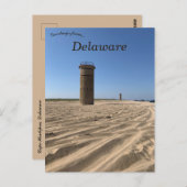 Cape Henlopen Delawareの展望塔 ポストカード (正面/裏面)