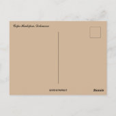 Cape Henlopen Delawareの展望塔 ポストカード (裏面)