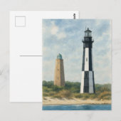 Cape Henry Lighthouses ポストカード (正面/裏面)
