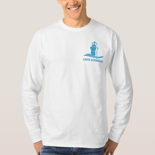 Cape Lookout（灯台） Tシャツ (正面)
