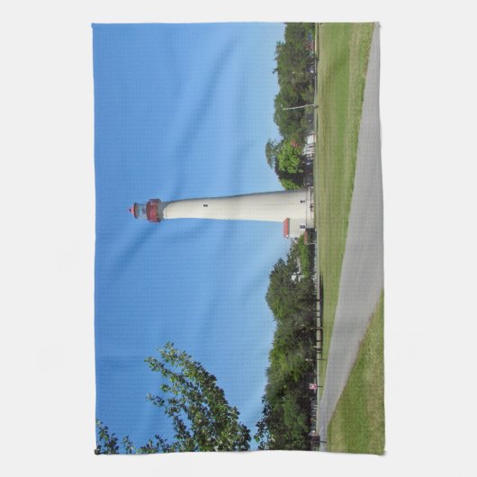 Cape Mayの灯台 キッチンタオル (縦)