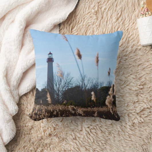 Cape Mayの灯台 クッション (ブランケット)