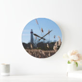 Cape Mayの灯台 ラージ壁時計 (ホーム)