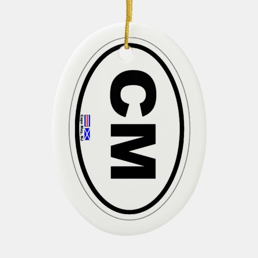 Cape May。 セラミックオーナメント (正面)